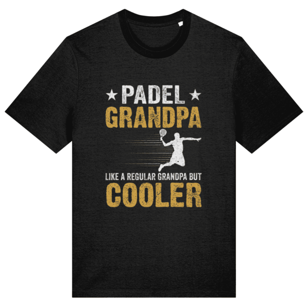 Padel Grandpa. Like A Regular Grandpa - But Cooler (Black)