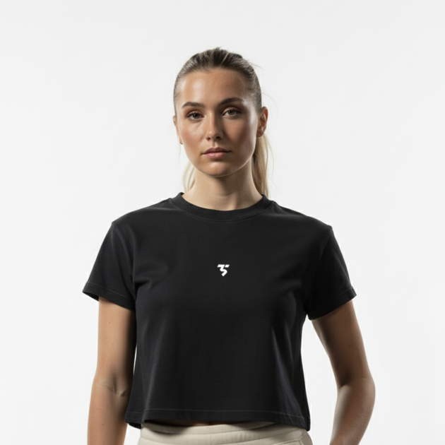 Third Shot UK Cropped Cotton Tee